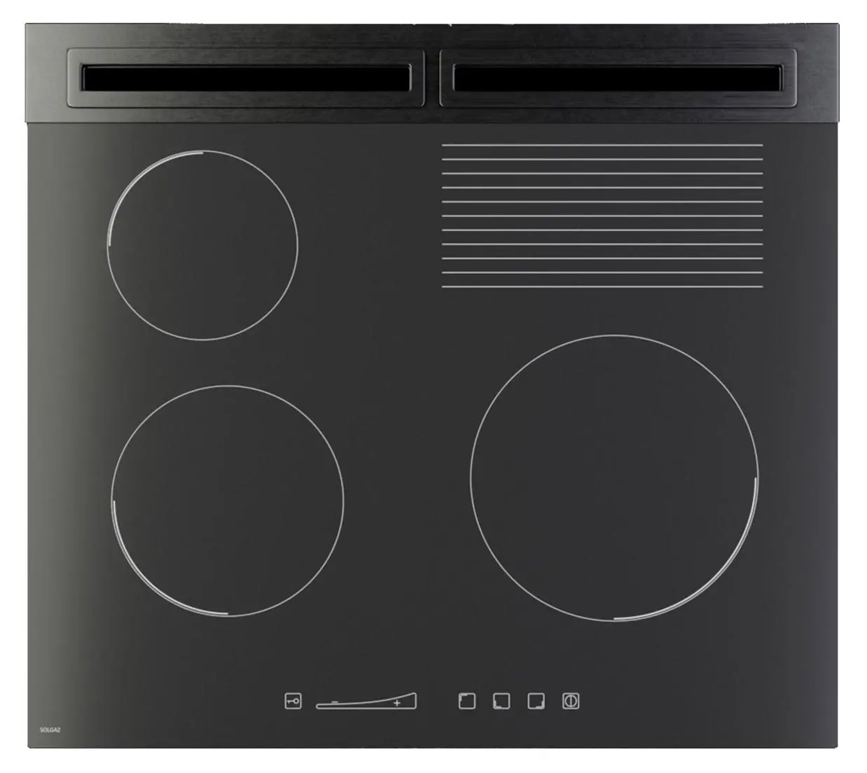 Płyta gazowa Solgaz Optimex 3+1 (Gz41,5) 58cm