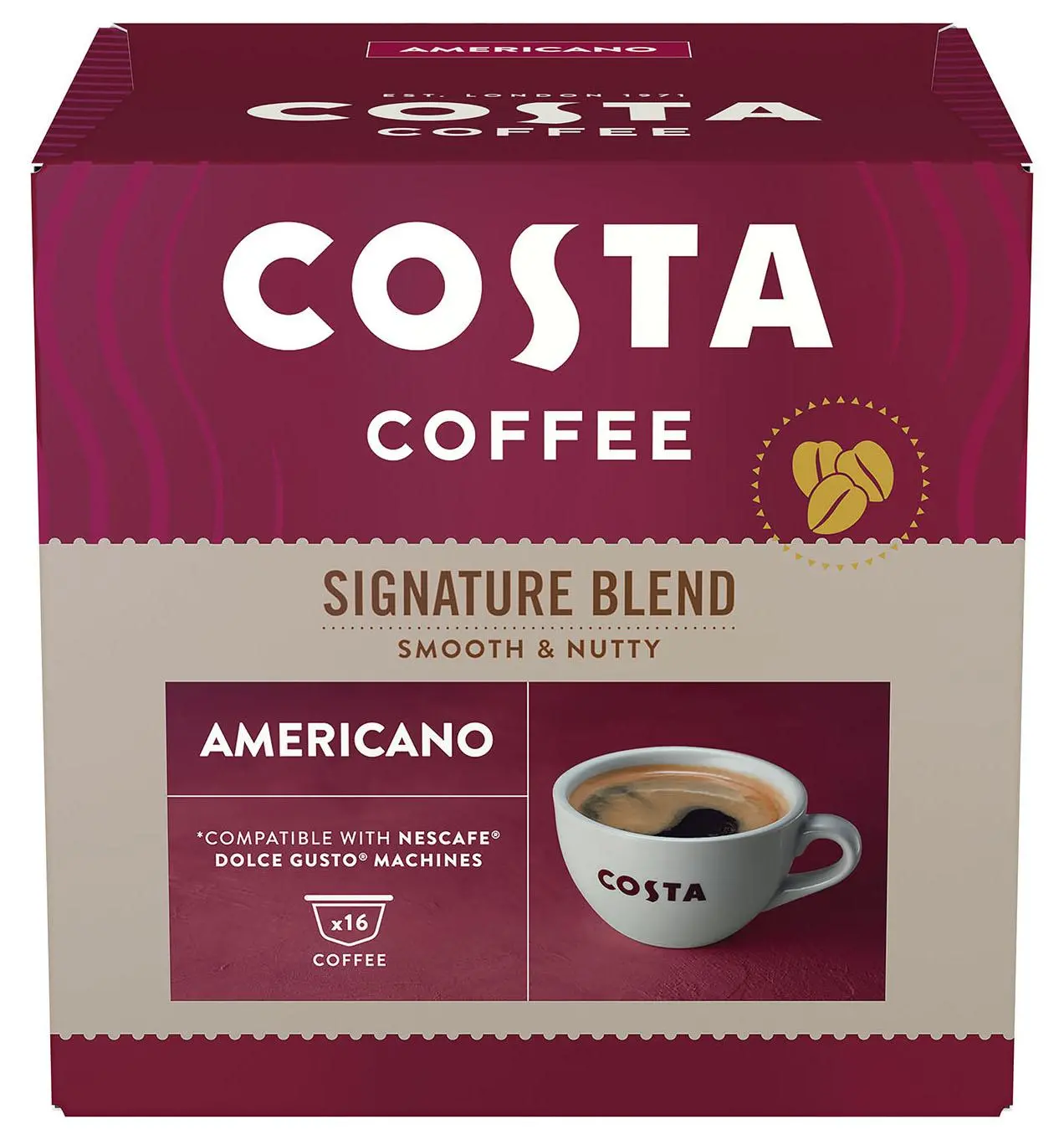 Kapsułki Costa Coffee Signature Blend Americano 16szt.