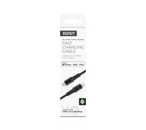 Xqisit Extra Strong Braided 2m Czarny