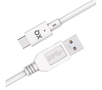 Kabel Xqisit Charge & Sync USB-C do USB-A 3,1 Biały