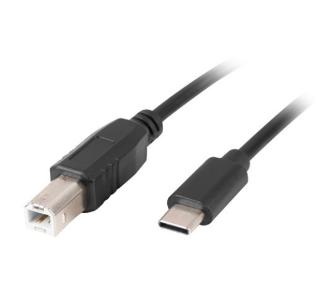 Kabel Lanberg USB-B do USB-C 3m Czarny