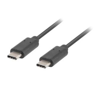 Kabel Lanberg USB-C do USB-C 0,5m Czarny