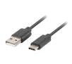 Kabel Lanberg USB do USB-C QC 3,0 1m Czarny