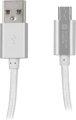 Kabel Natec USB-A do microUSB 1m Srebrny