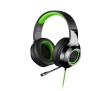 Słuchawki przewodowe z mikrofonem Edifier G4 Nauszne Czarno-zielony