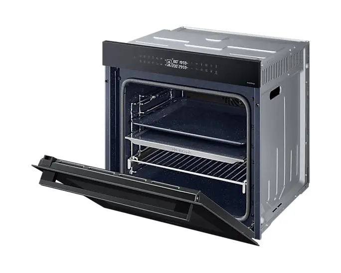 Piekarnik elektryczny parowy Samsung NV7B4245VAK Dual Cook Termoobieg Zdalne sterowanie Czarne szkło