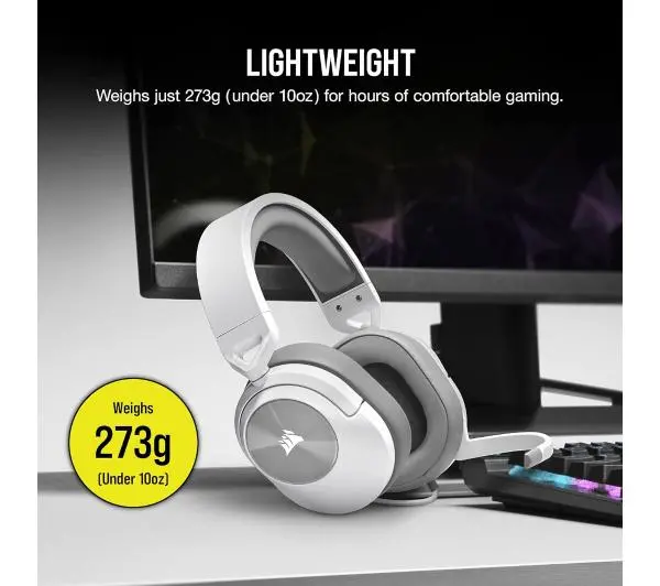 Corsair HS55 Stereo Nauszne Biały