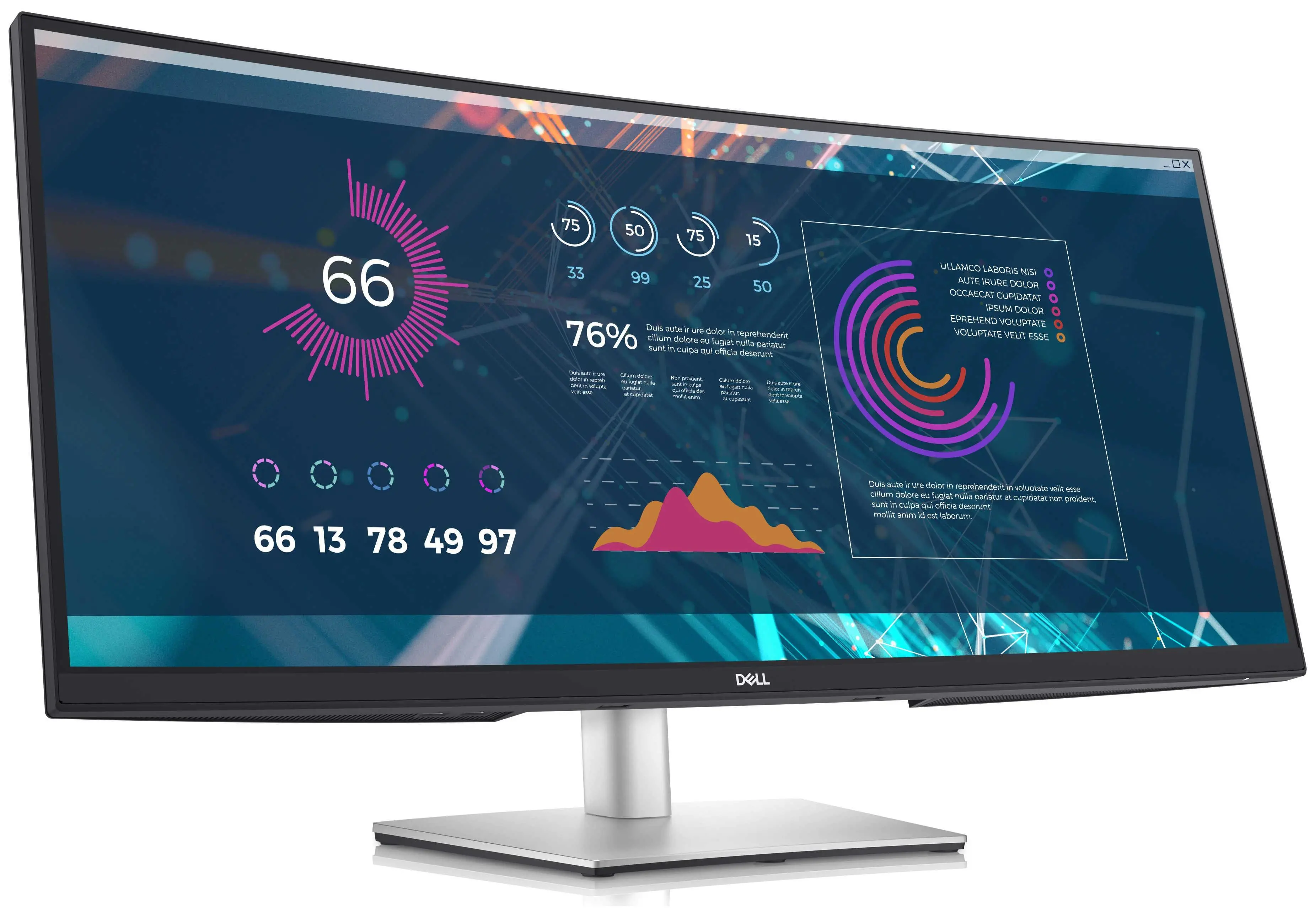 Monitor Dell P3421WM 34" UWQHD IPS 60Hz 5ms Zakrzywiony