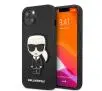 Etui Karl Lagerfeld Saffiano Ikonik Karl`s Patch KLHCP13SOKPK do iPhone 13 mini Czarny