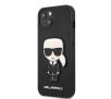 Etui Karl Lagerfeld Saffiano Ikonik Karl`s Patch KLHCP13SOKPK do iPhone 13 mini Czarny