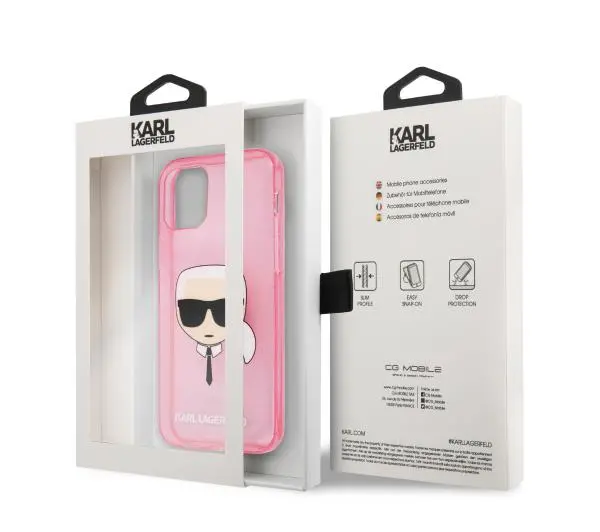 Karl Lagerfeld KLHCP13SKHTUGLP do iPhone 13 mini Różowy