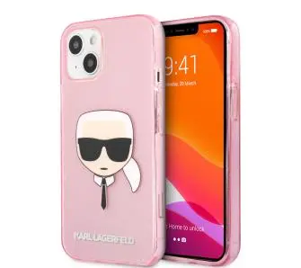Etui Karl Lagerfeld KLHCP13SKHTUGLP do iPhone 13 mini Różowy