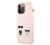 Etui Karl Lagerfeld Silicone Karl & Choupette KLHCP13XSSKCI do iPhone 13 Pro Max