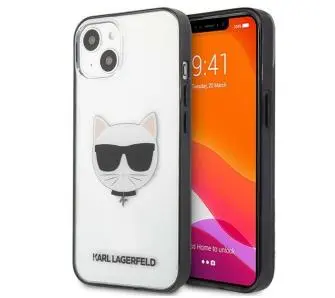 Etui Karl Lagerfeld Ikonik Choupette KLHCP13SHCHCK do iPhone 13 mini