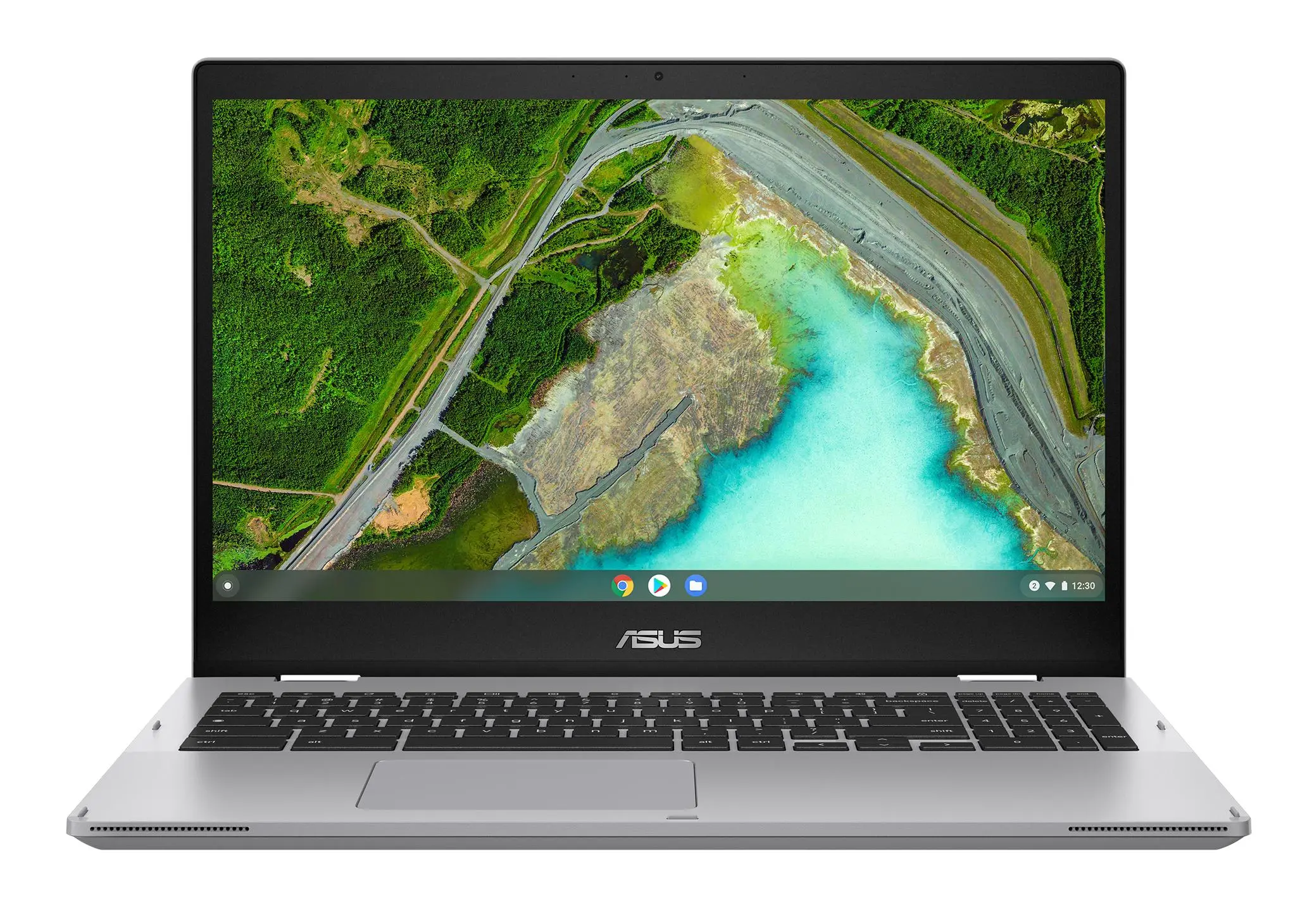 ASUS Chromebook シルバー Intel搭載 タブレットのようにも使用できるLTE対応Chromebook「ASUS