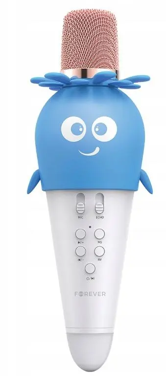 Mikrofon z głośnikiem Bluetooth Forever AMS-200  dla dzieci 5W Niebieski