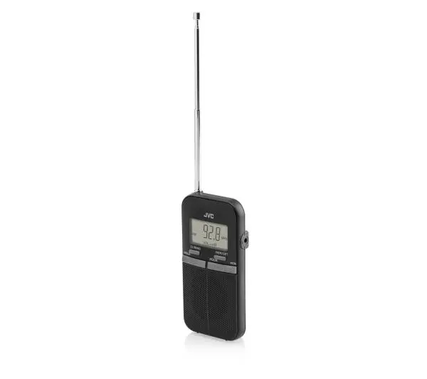 JVC RA-E411B Radio FM Czarny