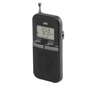 JVC RA-E411B Radio FM Czarny
