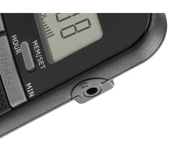 JVC RA-E411B Radio FM Czarny