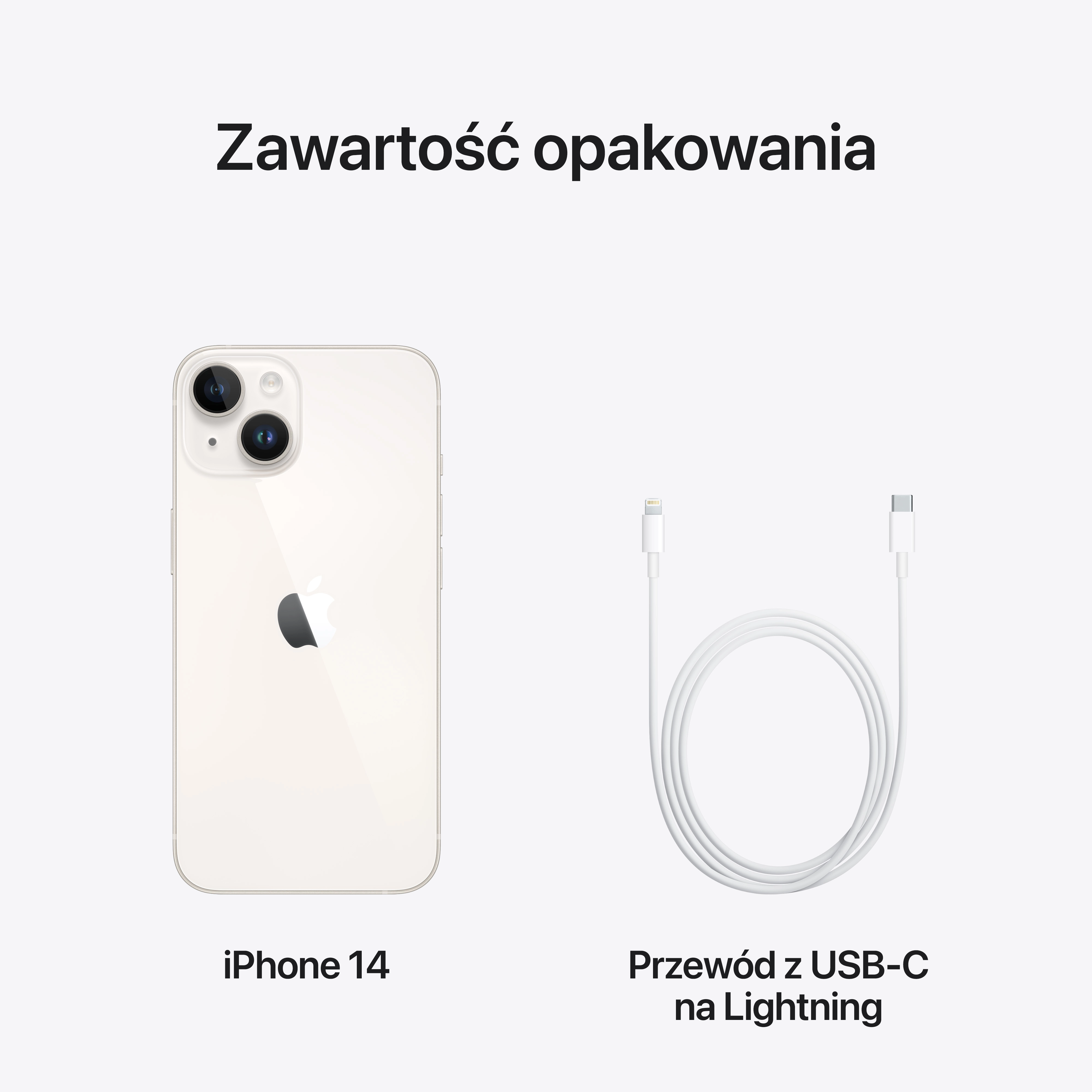 Apple iPhone 14 512GB 6,1" 12Mpix Księżycowa poświata