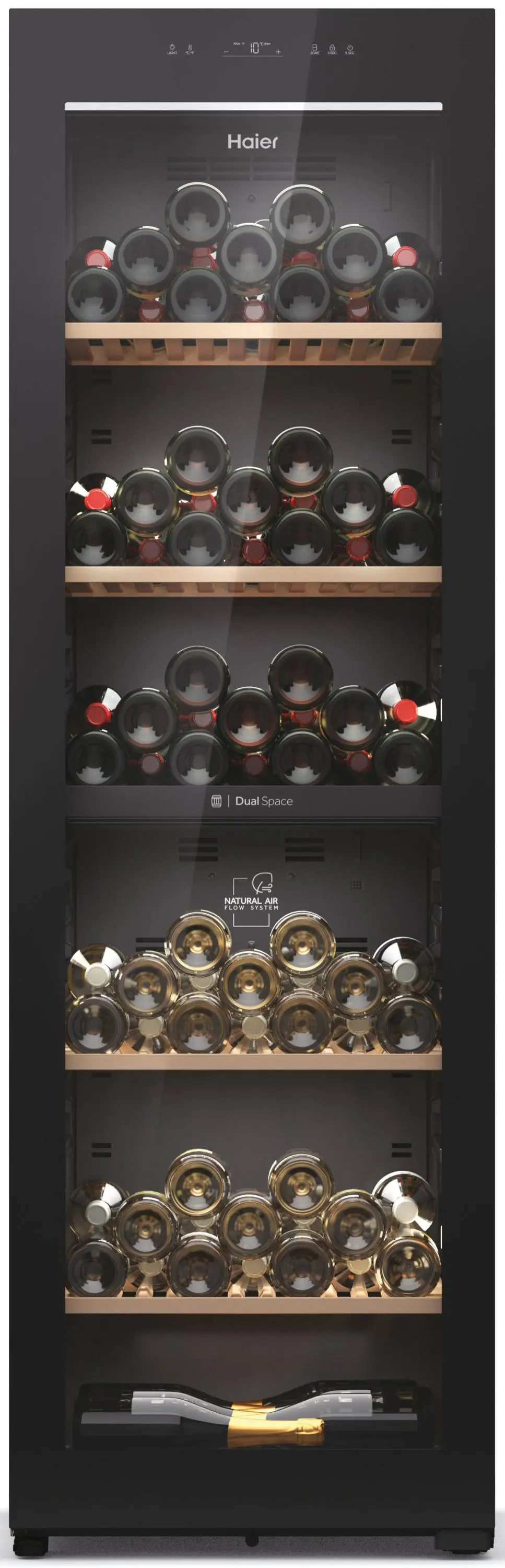 Chłodziarka do wina Haier Wine Bank Series 7 HWS236GDGU1 236 miejsc na butelki