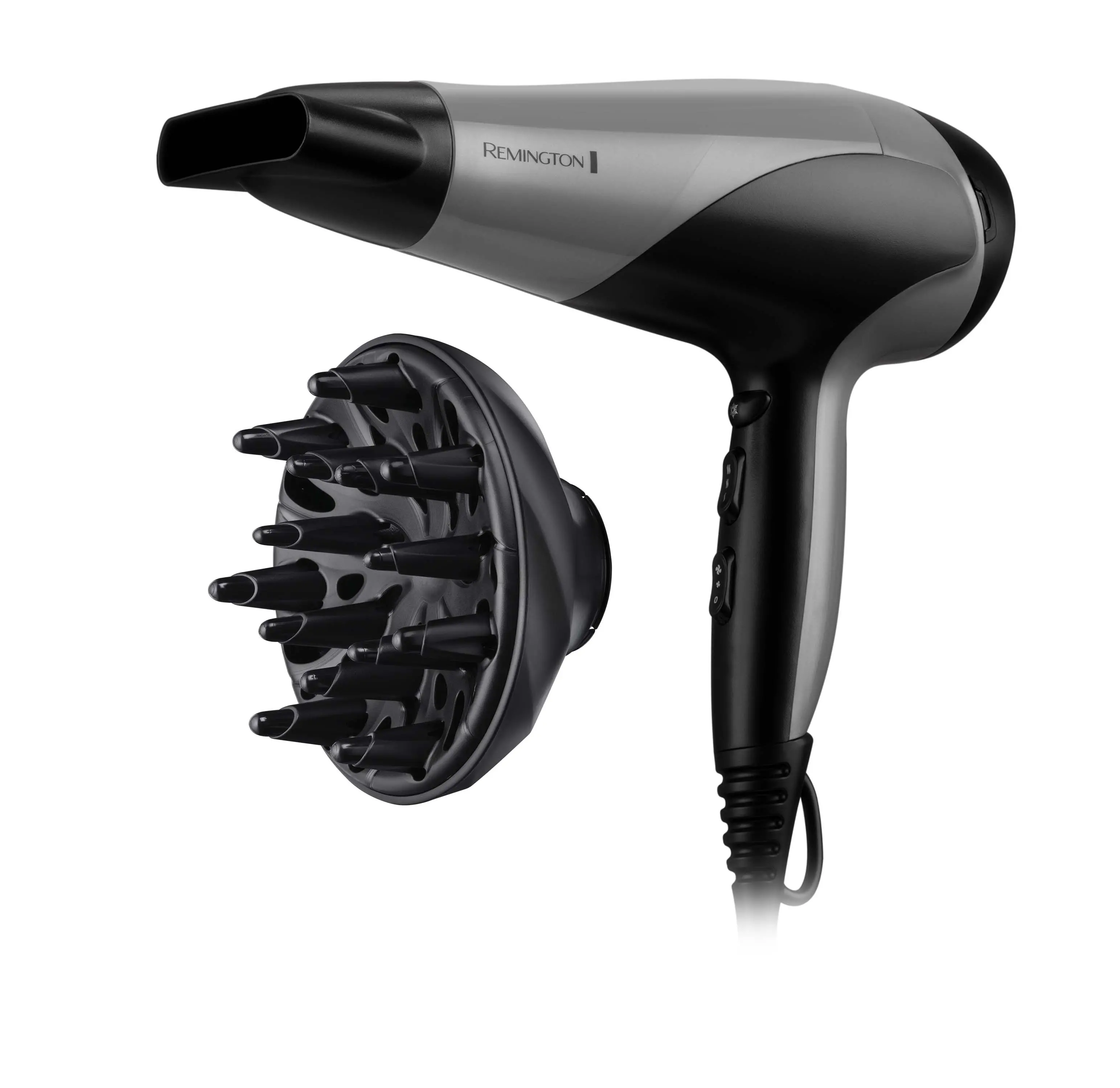 Suszarka do włosów Remington Ionic Dry 2200 D3190S Jonizacja Dyfuzor Zimny nawiew 2200W 2 prędkości 3 temperatury