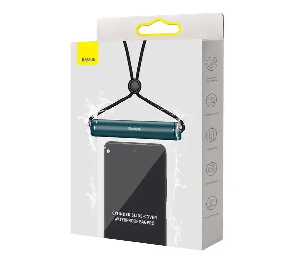 Baseus Cylinder wodoodporne do smartfonów do 7.2" Niebieski
