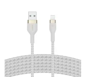 Kabel Belkin CAA010BT3MWH BoostCharge PRO Flex USB-A do Lightning 3m Biały
