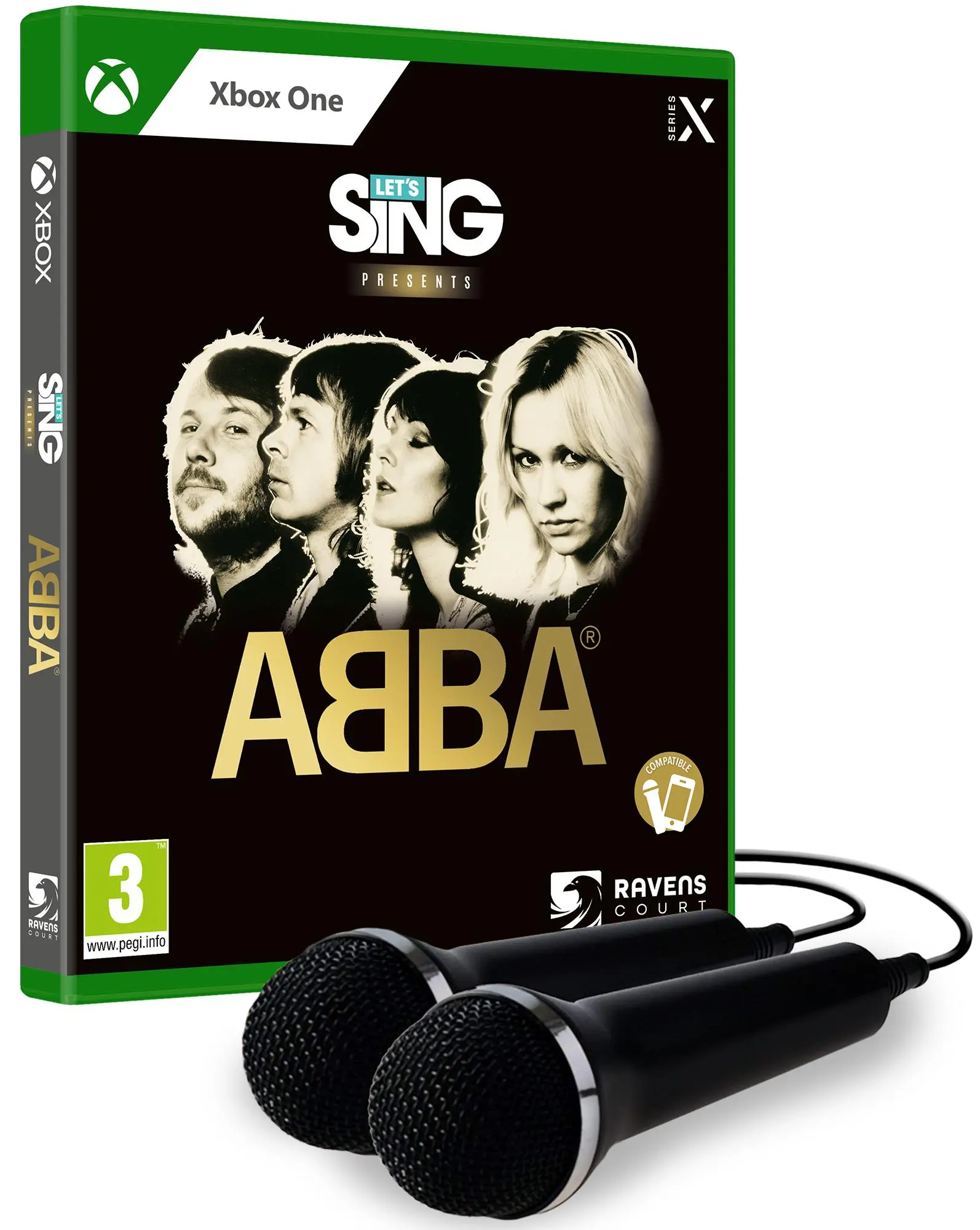 Let's Sing ABBA + 2 mikrofony Gra na Xbox One (kompatybilna z Xbox Series X)
