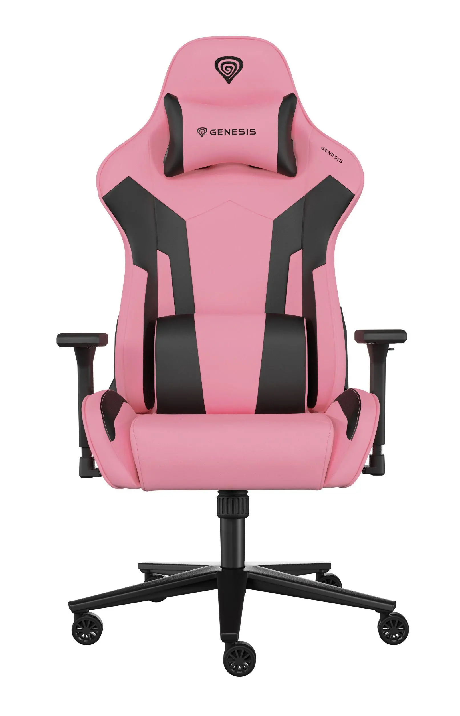 Fotel Genesis Nitro 720 Gamingowy  do 150kg Różowo-czarny