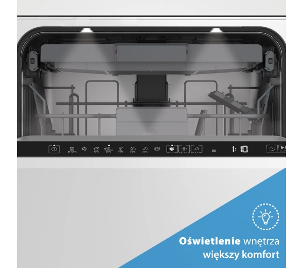 Beko bPro500 BDIS48E041Q 44,8cm Automatyczne otwieranie drzwi Szuflada na sztućce - DRUGI -30%, ALBO 5-TY ZA 1ZŁ - Kup na Raty - RRSO 0%