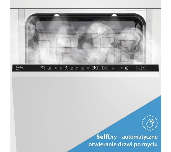 Beko bPro500 BDIS48E041Q 44,8cm Automatyczne otwieranie drzwi Szuflada na sztućce - DRUGI -30%, ALBO 5-TY ZA 1ZŁ - Kup na Raty - RRSO 0%