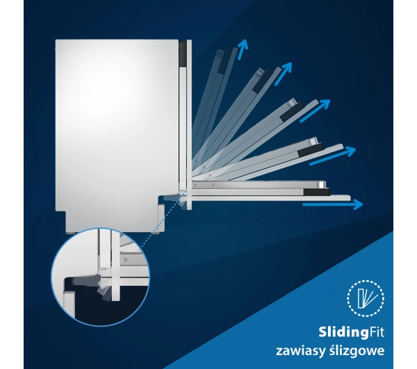 Beko bPro500 BDIS48E041Q 44,8cm Automatyczne otwieranie drzwi Szuflada na sztućce - DRUGI -30%, ALBO 5-TY ZA 1ZŁ - Kup na Raty - RRSO 0%