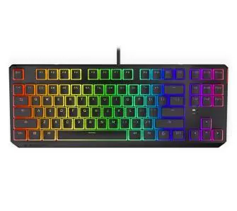 Klawiatura mechaniczna Endorfy Thock TKL Pudding Red Kailh Red RGB Czarny