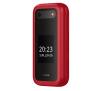 Telefon Nokia 2660 Flip 4G 2,8" 0.3Mpix Czerwony + stacja ładująca