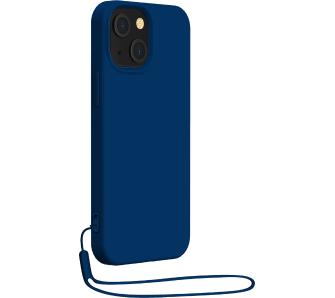 Etui BigBen Silicone Case z paskiem do iPhone 14 Niebieski