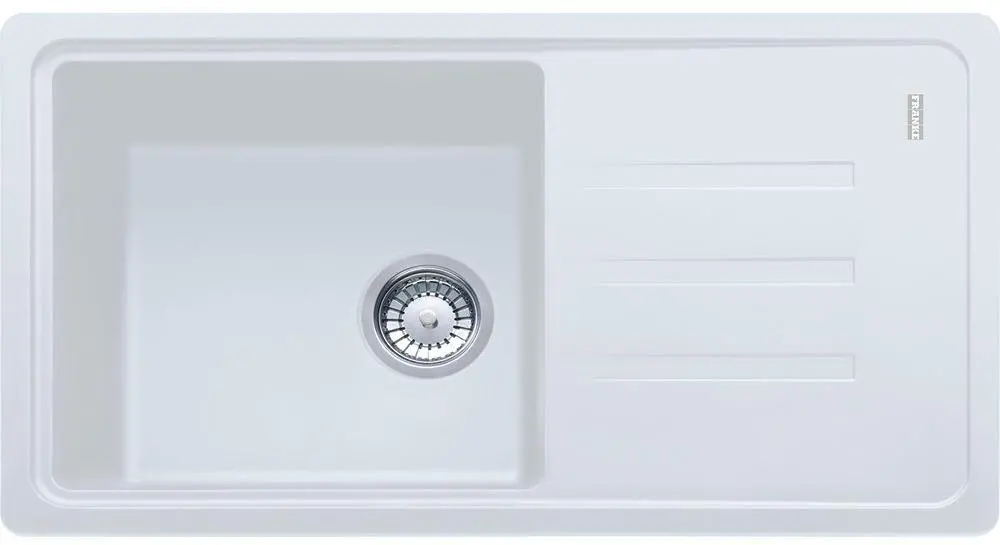 Zlewozmywak Franke Bliss BSG 611-78 Granitowy Biały polarny