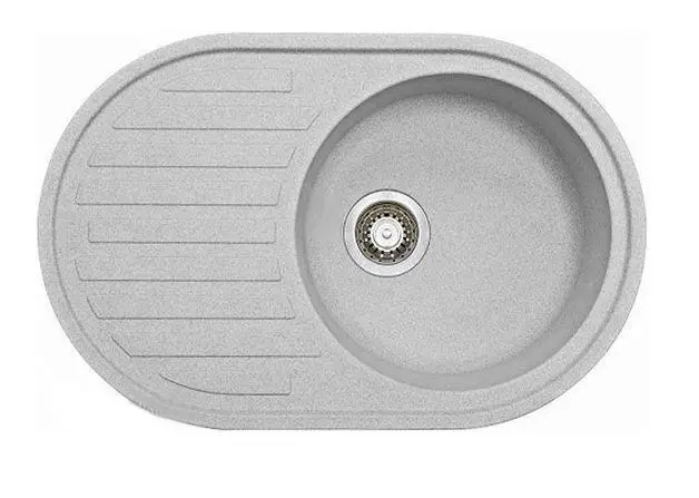 Zlewozmywak Franke Ronda ROG 611 Granitowy Kamienny szary