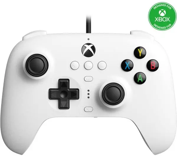 8BitDo Ultimate Wired Controller Xbox do Xbox Series X/S, Xbox One, PC, Android TV, iOS Przewodowy Biały