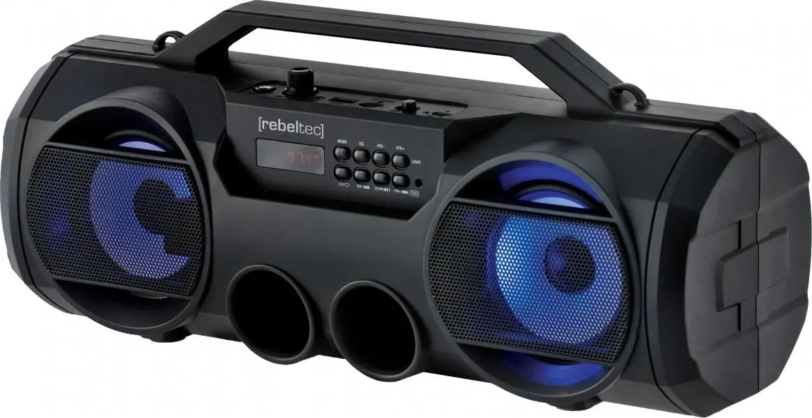 Głośnik Bluetooth Rebeltec SoundBOX 440 18W Radio FM Czarny