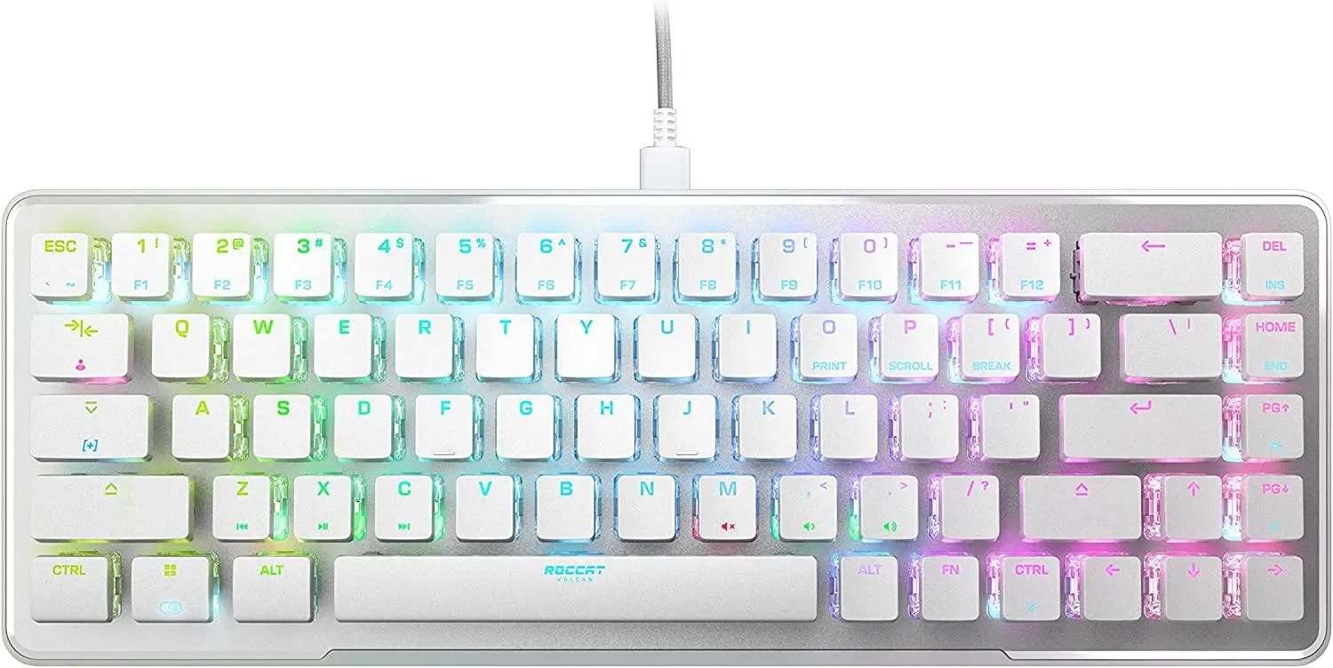 Klawiatura opto-mechaniczna Roccat Vulcan II Mini AIMO Biały