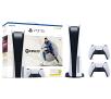 Konsola Sony PlayStation 5 (PS5) z napędem + dodatkowy pad (biały) + FIFA 23