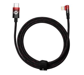 Kabel Baseus USB-C do Lightning MVP 20W 2m Czarno-czerwony