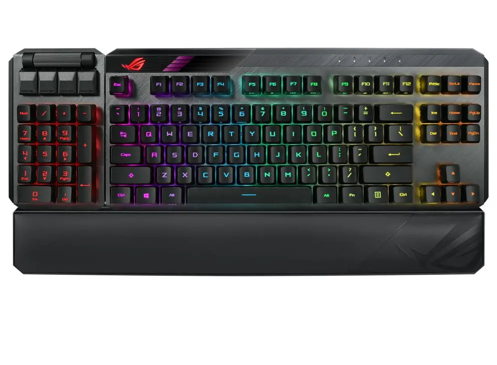 Klawiatura opto-mechaniczna ASUS ROG Claymore II RX Red Switch Czarny