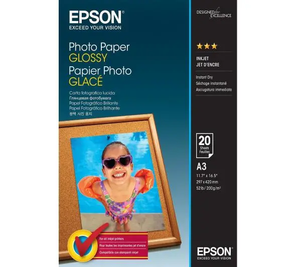 Zdjęcia - Papier Epson C13S042536 Photo Glossy A3 20 Arkuszy 