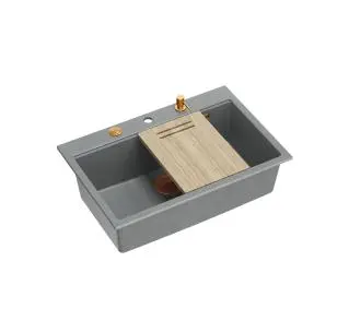 Quadron HQM7650U5_PVDC1 Marc Workstation Granitowy Srebrny kamienny/Miedziany - DRUGI -30%, ALBO 5-TY ZA 1ZŁ - Kup na Raty - RRSO 0%