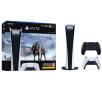Konsola Sony PlayStation 5 Digital (PS5) + dodatkowy pad (czarny) + God of War Ragnarok