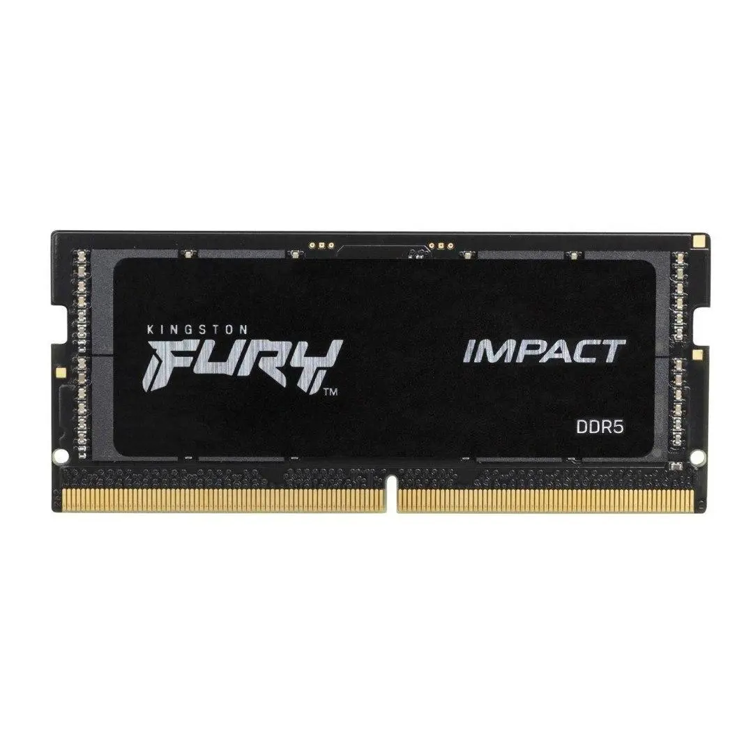 Pamięć Kingston FURY Impact DDR5 16GB (2 x 8GB) 4800 SODIMM Czarny
