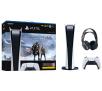 Konsola Sony PlayStation 5 Digital Edition (PS5) + God of War Ragnarok + słuchawki PULSE 3D (szary kamuflaż)
