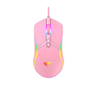 Myszka gamingowa Havit MS1026  - RGB  - różowy